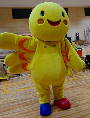 マスコットキャラクターのハバタンです